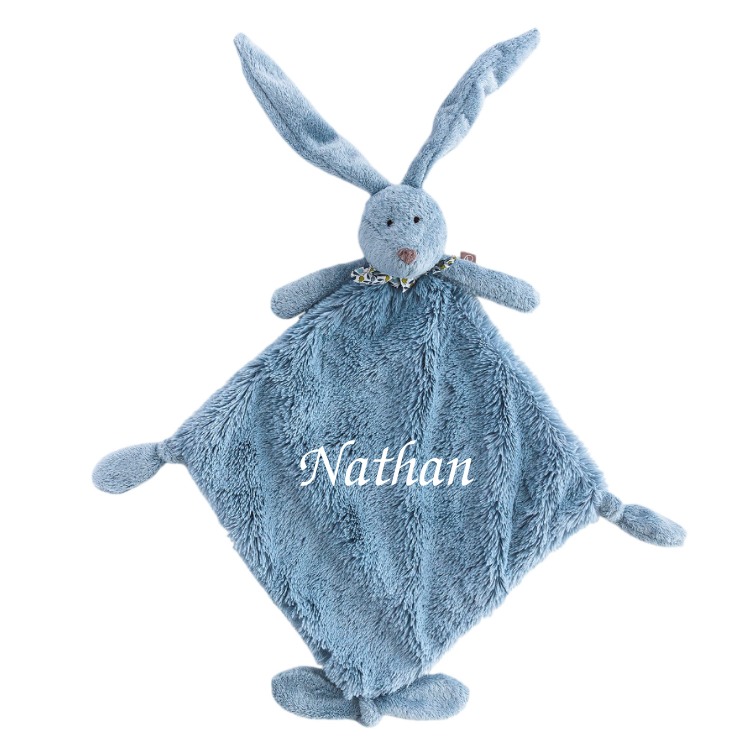  - flo the bunny - big comforter blue 35 cm 